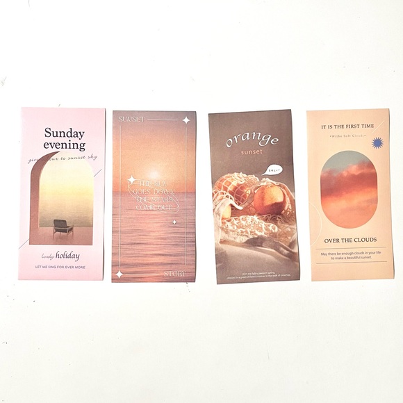 🏷️ aesthetic sunset clouds material paper for scrapbook junk journaling - Picture 3 of 11